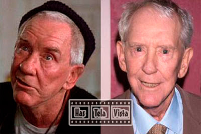 Mickey Goldmill - Burgess Meridith - antes e depois (today)