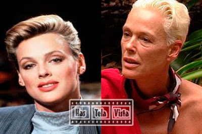 Ludmilla Drago - Brigitte Nielsen - antes e depois (today)
