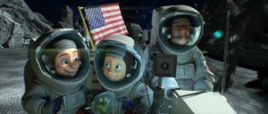 (L-R) Mike Goldwing, Igor, Amy Gonzalez, and Frank Goldwing in the animated film, CAPTURE THE FLAG, by Paramount Pictures
