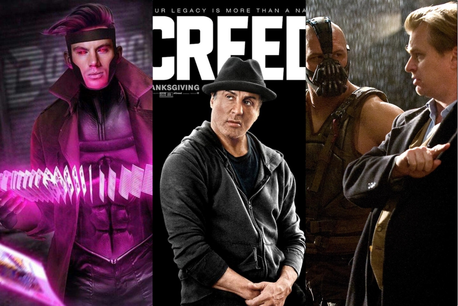 Channing Tatum - Gambit, Creed Sylvester Stallone, Christopher Nolan