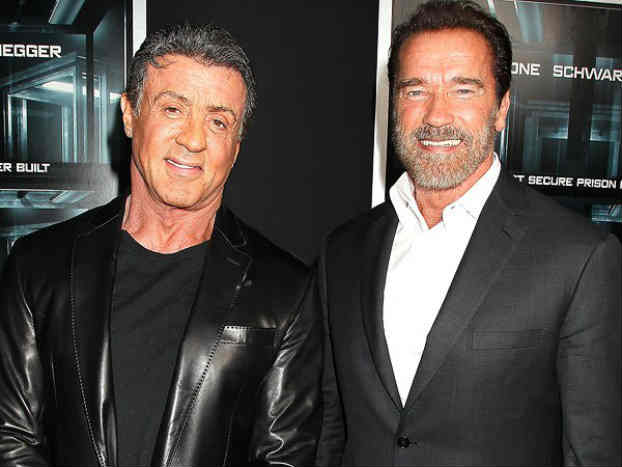 Briga entre Stallone e Schwarzenegger